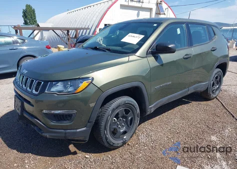 2019 Jeep Compass Sport 4X4 from USA, damaged, VIN 3C4NJDAB1KT599782